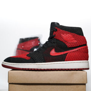 AJ1 Retro High Flyknit "Bred"